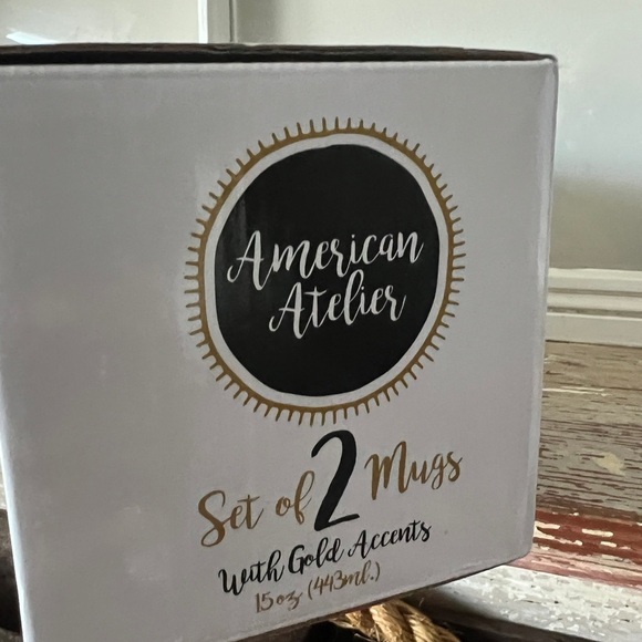 NWT AMERICAN ATELIER Set of Mugs - Picture 4 of 6